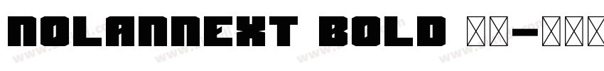 nolannext bold 粗体字体转换